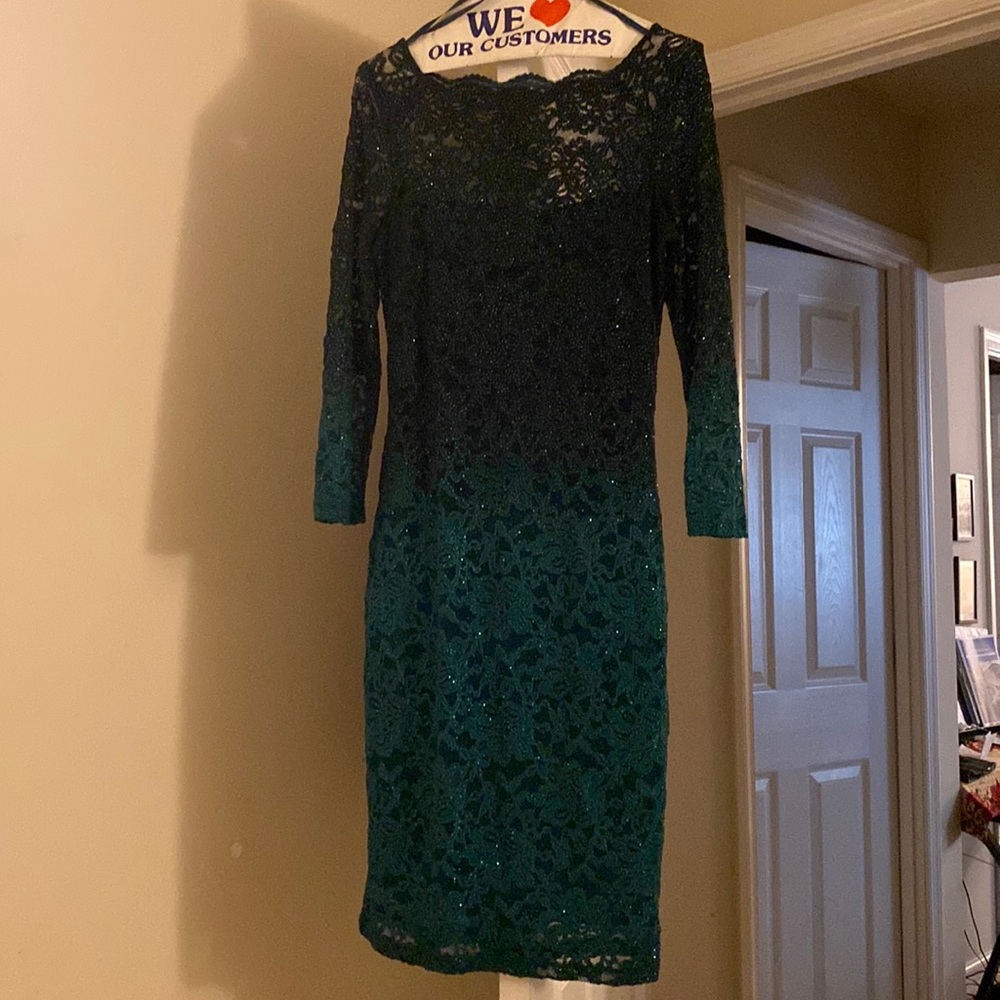 Lace Dress Glitter